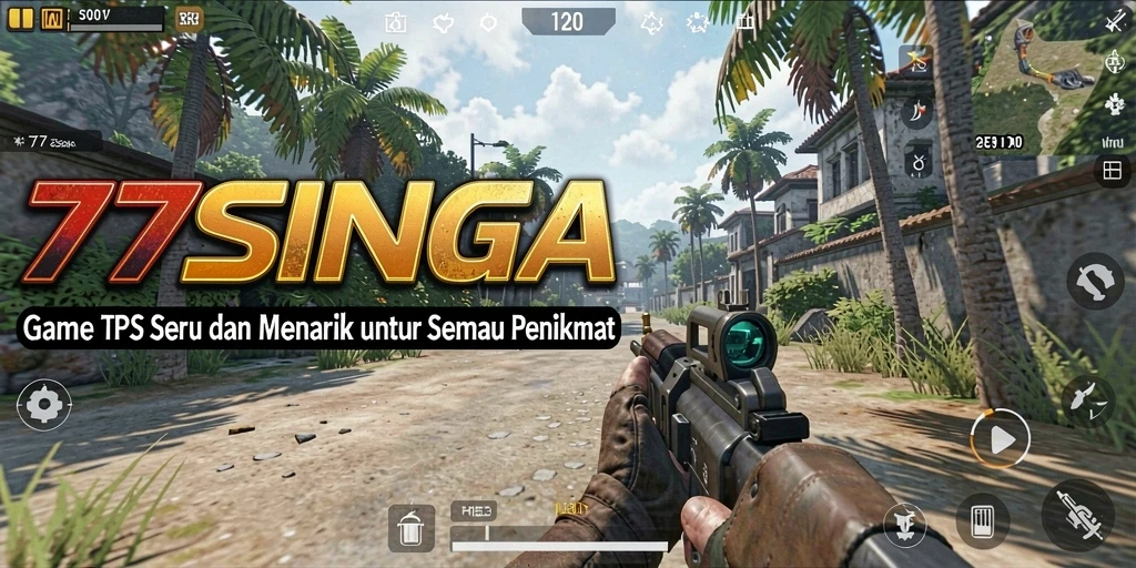 Screenshot gameplay 77SINGA menampilkan aksi seru di medan perang.