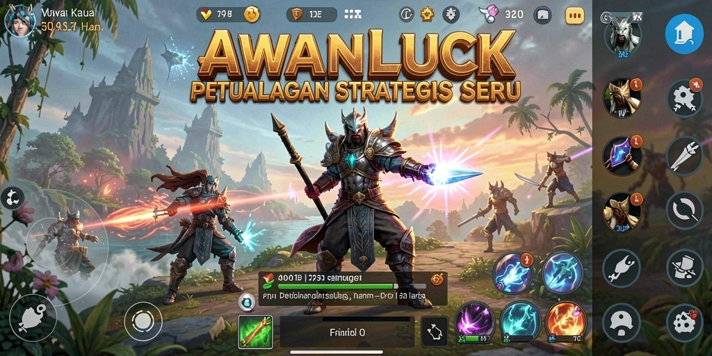 Tampilan gameplay menarik dari AWANLUCK dengan strategi yang mendebarkan.