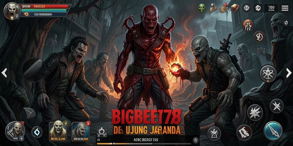 Screeshot gameplay mencekam dari BIGBET78 yang menggambarkan suasana Horror.