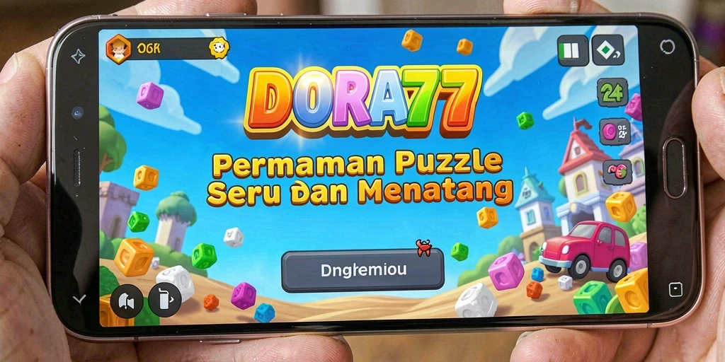 Screenshot gameplay DORA77 menampilkan tantangan Puzzle yang seru.