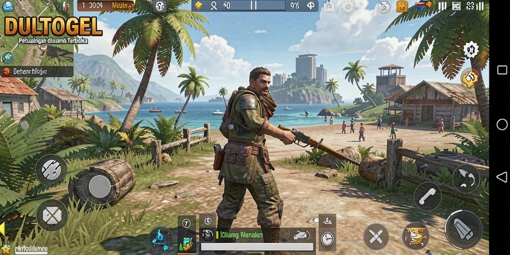 Gameplay seru di dunia terbuka DULTOGEL yang menakjubkan.