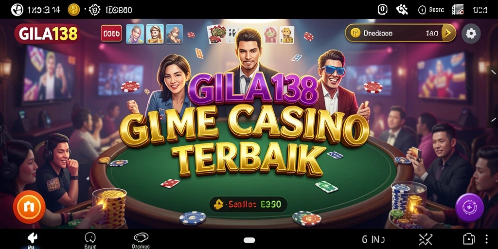 Tampilan gameplay Live Casino yang menarik dan mendebarkan di GILA138.