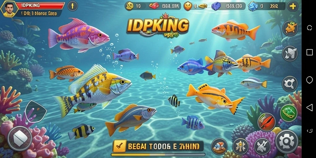 Gameplay seru dari permainan Tembak Ikan IDPKING.
