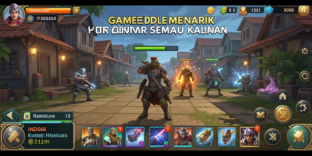 Tampilan gameplay IND666 yang mengasyikkan dan penuh warna.