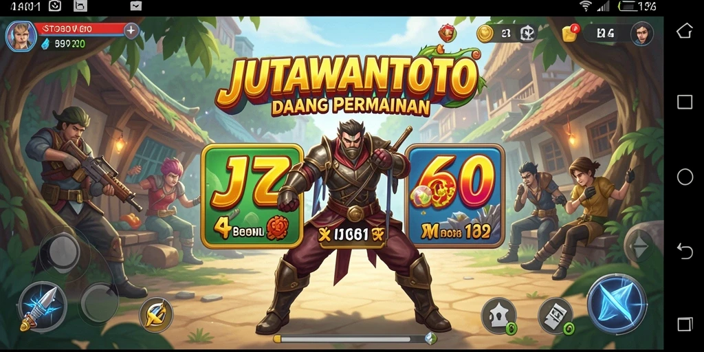 Gameplay strategis dalam JUTAWANTOTO yang penuh tantangan.