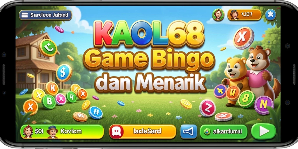 Tampilan gameplay KAOL68 yang menarik saat bermain Bingo.