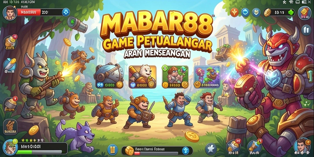 Tampilan gameplay seru dari MABAR88 yang membuat ketagihan.