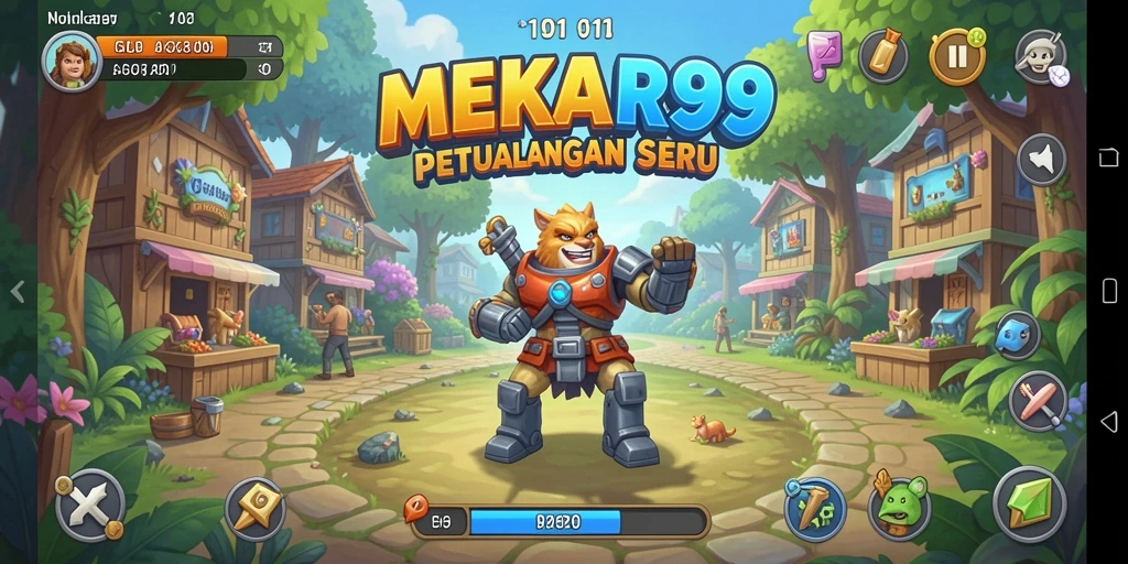 Tampilan gameplay menakjubkan dari MEKAR99 yang penuh aksi.