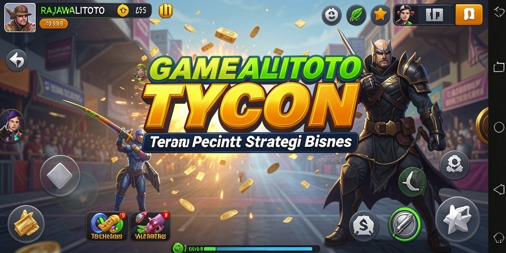 Screenshot menarik menampilkan gameplay Tycoon RAJAWALITOTO.