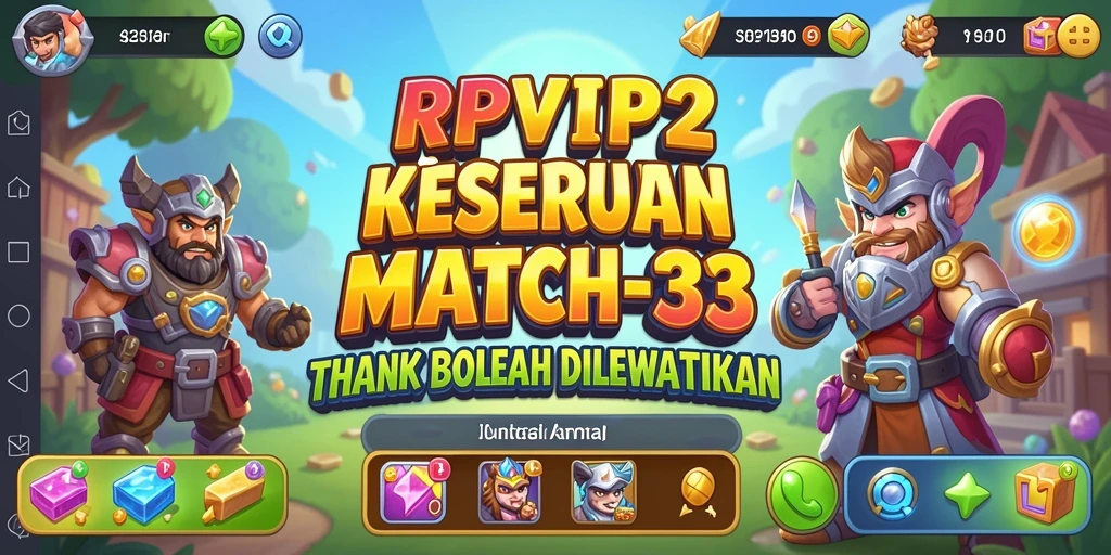 Tampilan gameplay RPVIP2 yang menarik dan penuh warna.