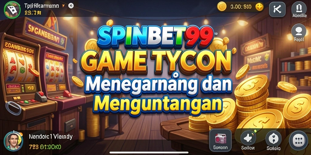 Tampilan gameplay SPINBET99 dengan suasana bisnis yang dinamis.