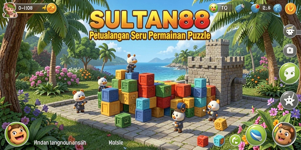 Tampilan gameplay menarik dari SULTAN88 dalam permainan Puzzle.