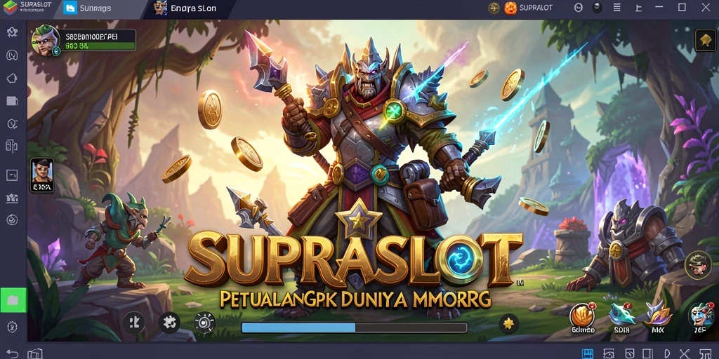 Gameplay SUPRASLOT yang seru dan menantang dalam dunia MMORPG.
