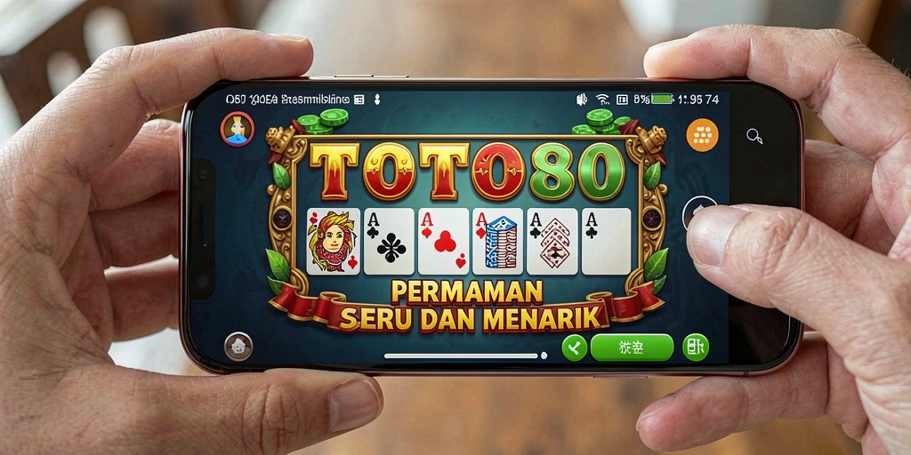 Screenshot utama TOTO80 menampilkan gameplay seru dari permainan Domino.